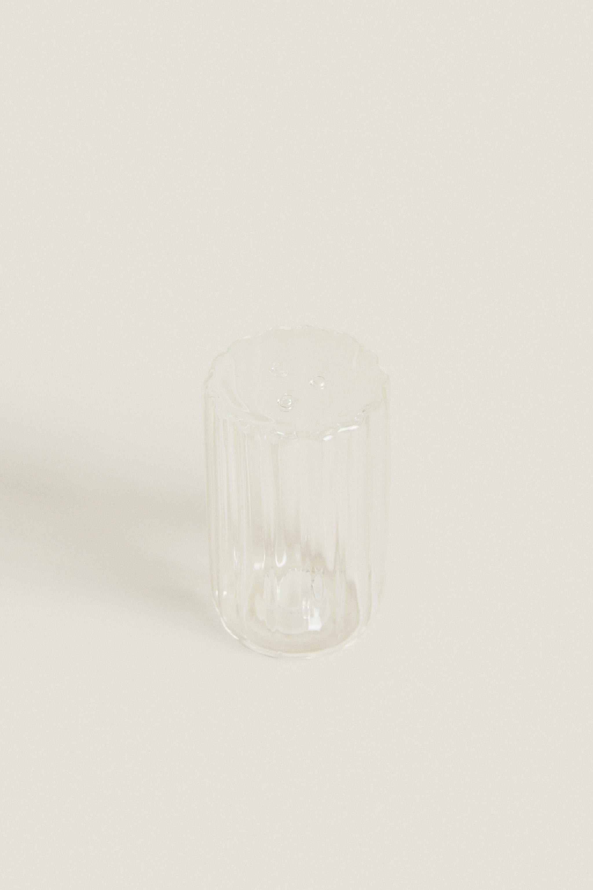 BOROSILICATE GLASS SALT SHAKER
